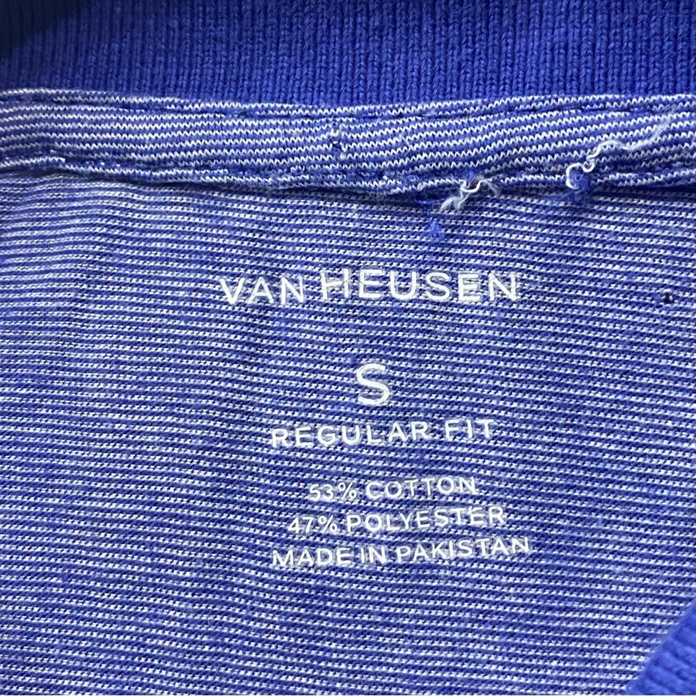 Van Heusen Blue Polo Shirt - Picture 2 of 3